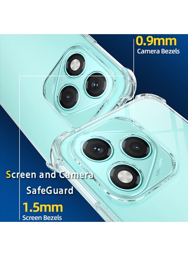 BORTONY Honor 400 Lite 5G Case Crystal Clear Slim Honor 400 Lite Cover Bumper Shockproof Camera Protective Case for Huawei Honor 400 Lite 5G - Image 3