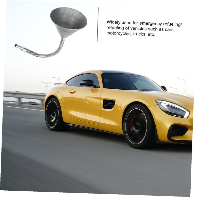 Ciieeo Flexible Oil Funnel Filter Extra Long Transmission Funnel for Cars and Trucks for Oil Changes and Automotive Use - Image 5