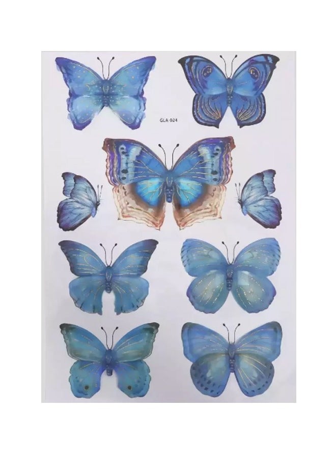 ATM - 3D Double-Layer Butterfly Wall Stickers – Creative Decorative Simulation Decals - Image 1