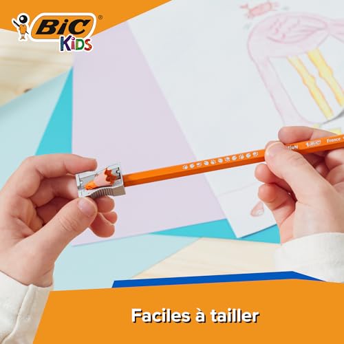 BIC Kids Evolution Coloured Pencils, Vivid Colouring, Easy to Sharpen, Extra Resistant BIC, School Supplies, 24 Pack - Image 5