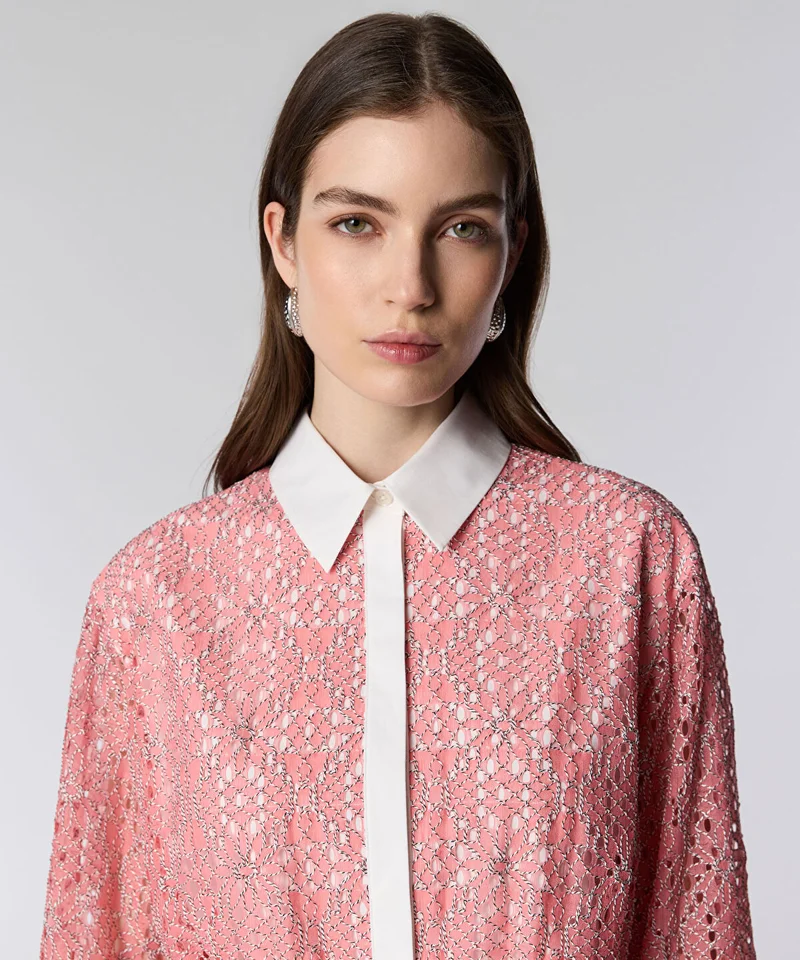 Ipekyol  Layered Shirt with Elasticated Waist for Women | Best Price UAE