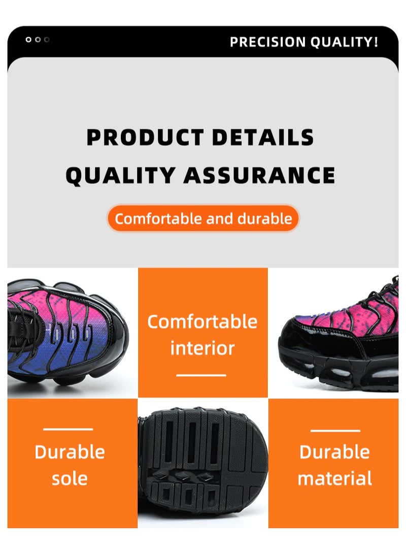 Steel Toe Shoes for Men Lightweight Safety Shoes Comfortable Puncture Proof Slip On Indestructible Work Shoes and Fashion Sneakers. - Image 5