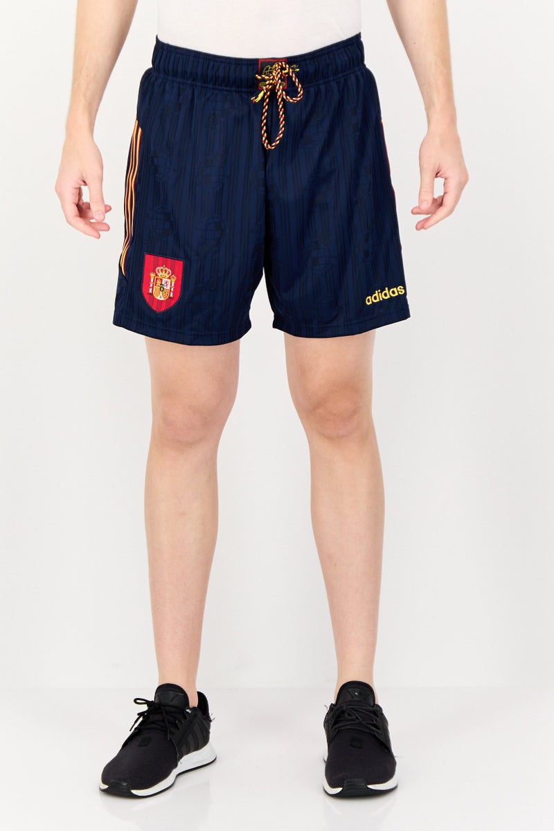 adidas Originals Men Sportswear Fit Spain 1996 Home Football Shorts, Navy - Image 1