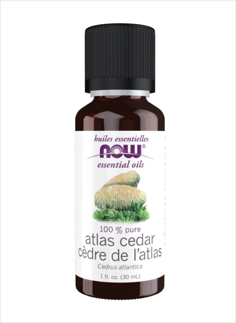 Pure Atlas Cedar Essential Oil - Premium Aromatherapy Blend, 30ml