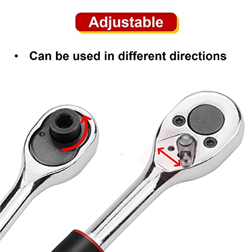 Sporthfish Hard Top Screws Door Removal Torx Set Tool Kit Compatible for 2007-2024 Jeep Wrangler JK JL Rubicon Sahara Sports 2/4 Door Replace 68361574AB 82214166AB - Red - Image 5