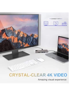 General 8-in-1 USB C Hub, Type-C Hub Adapter with 4K HDMI, 1080P VGA, 2 USB 3.0 ports, Type C PD, Gigablit Ethernet, compatible with MacBook pro, Dell, HP and more Type C devices.  - Image 4