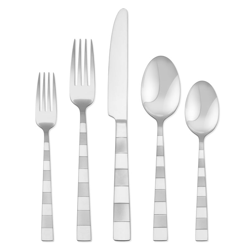Hampton Forge Hampton Forge FrederickFrosted20Piece FlatwareSetServicefor4 20 Piece Silver 