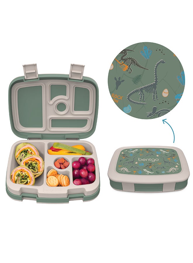 Bentgo Kids Prints Lunch Box - Dino Fossils - Image 2