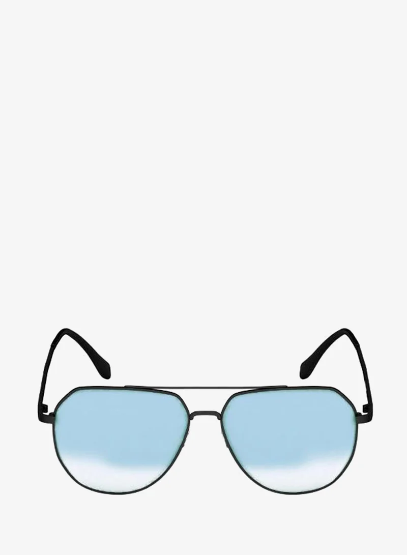 فاستراك UV Protection Sunglasses Black Frame Blue Mirror Lens 58mm  - M186BU3V
