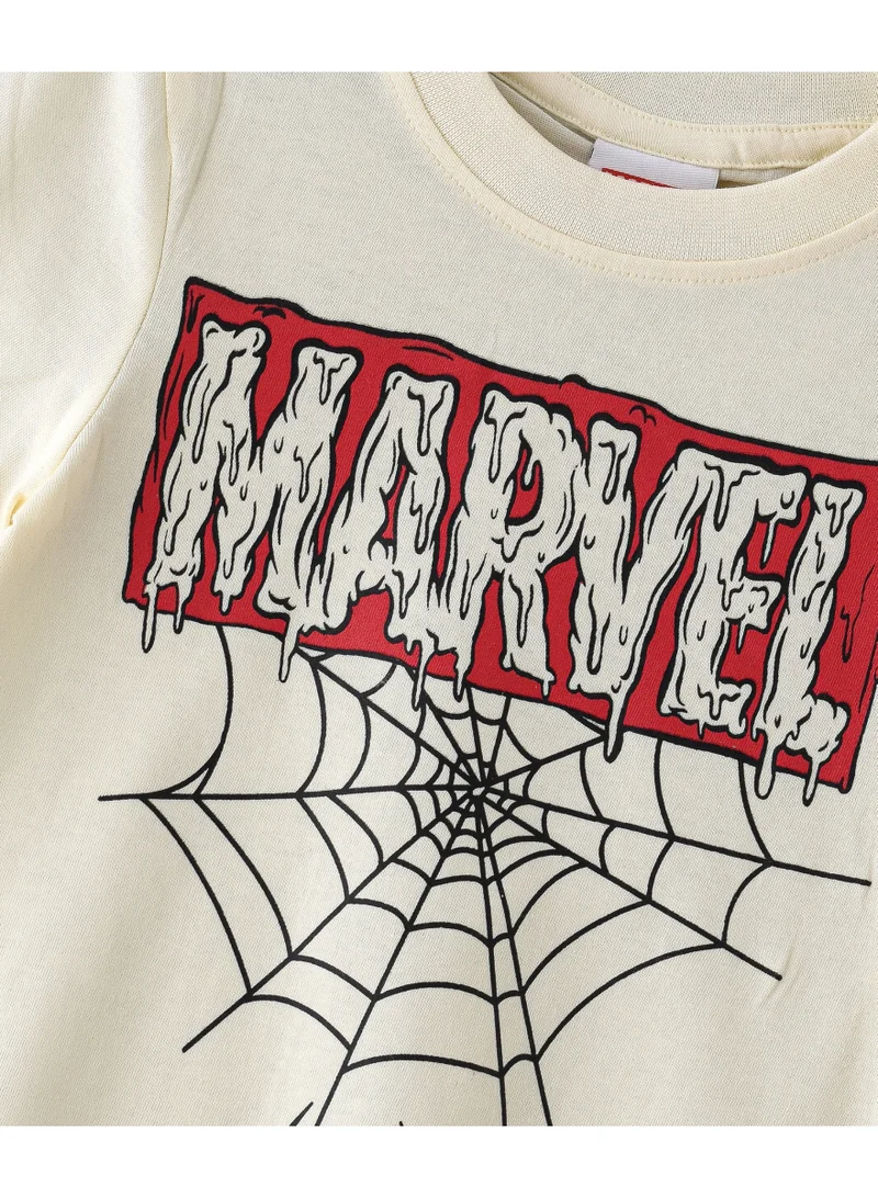 MARVEL Marvel Tshirt for Boys | Casual Wear with Cotton Jersey Fabric | Regular Length