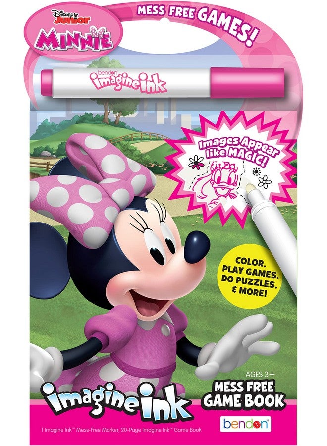Bendon Publishing Minnie Mouse Imagine Ink Mess Free Game Book - Image 1