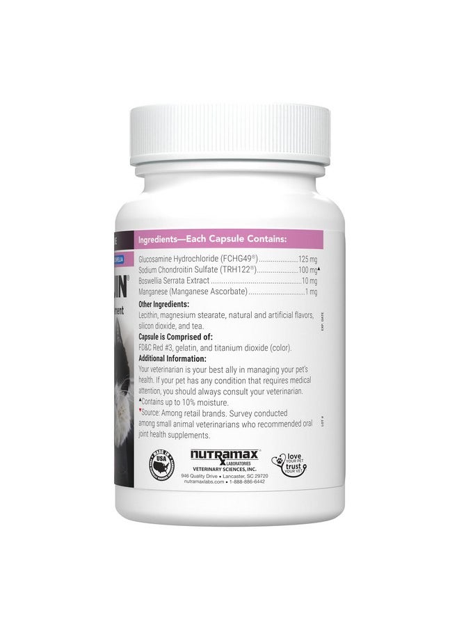 Nutramax Laboratories - Nutramax Laboratories Cosequin® for Cats Maximum Strength PLUS Boswellia Capsules - Professional Line,Beige,60 Count (Pack of 1) - Image 1