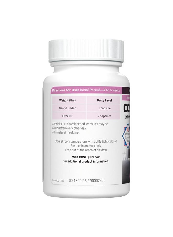 Nutramax Laboratories - Nutramax Laboratories Cosequin® for Cats Maximum Strength PLUS Boswellia Capsules - Professional Line,Beige,60 Count (Pack of 1) - Image 1