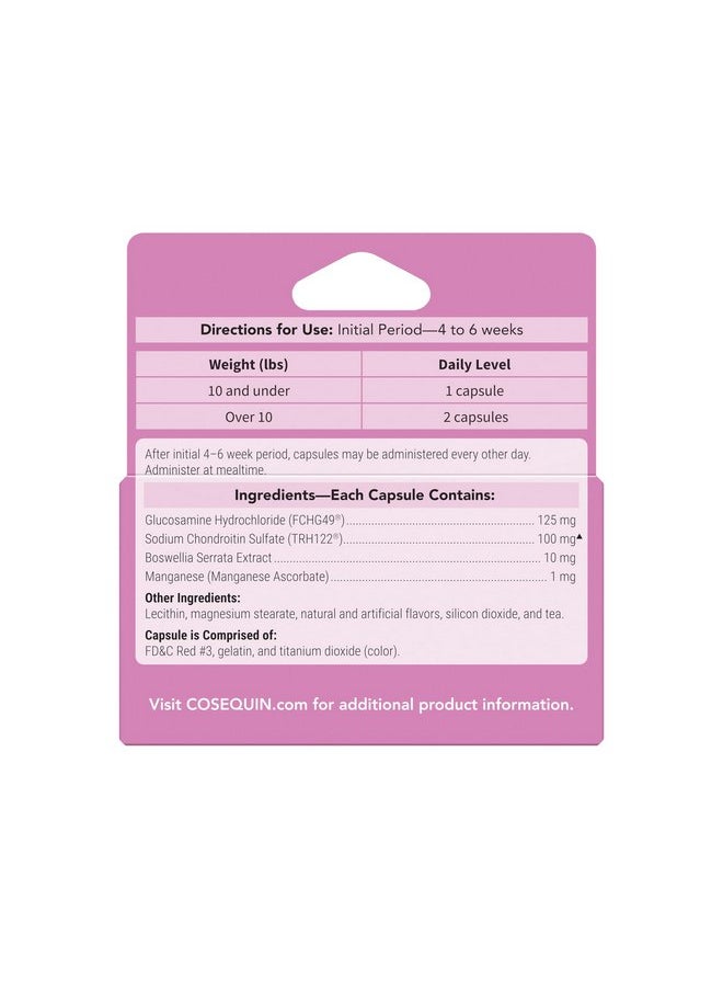 Nutramax Laboratories - Nutramax Laboratories Cosequin® for Cats Maximum Strength PLUS Boswellia Capsules - Professional Line,Beige,60 Count (Pack of 1) - Image 1