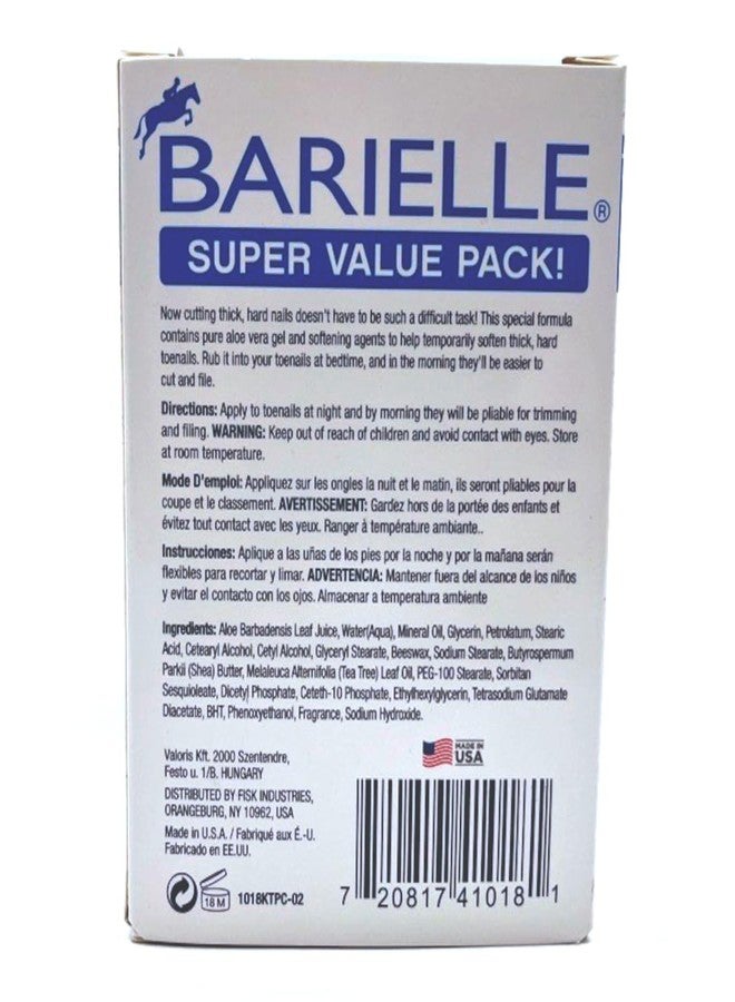 Barielle Toenail Softening Cream 1.18 oz. 2-PC BOXED SET with Barille Nail Clippers - Image 2