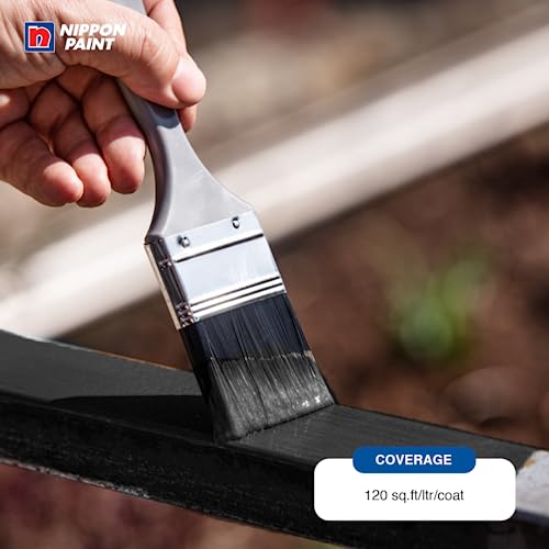 Nippon Paint Synthetic Bodelac High Gloss Enamel Paint Multi-Surface DIY for Interior Exterior Metal Wood &Wall Surfaces (Pack of 1, Black, 500ml) - Image 4
