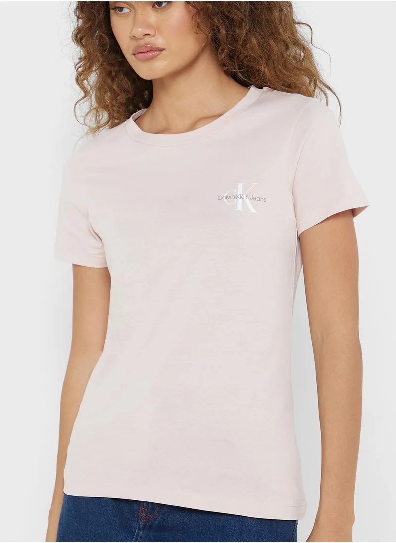 Calvin Klein Jeans 2-Pack Crew Neck Logo T-Shirt