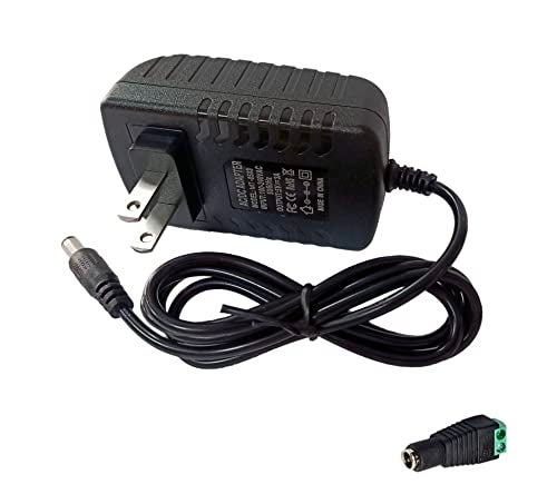 MTYTOT 5V 3A DC Power Supply Adapter AC 100V~240V to DC 5Volt Power Supply 3A 15W Converter 5.5X 2.5mm Plug 5Volt 3Amp 2A 1A Power Adapter for 5V LED Lights Security Camera Security System - Image 1