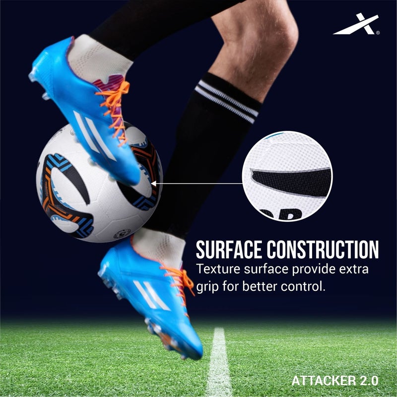 VECTOR X ATTACKER-2.0 Rubber Moulded Football – Size 5 - Image 3