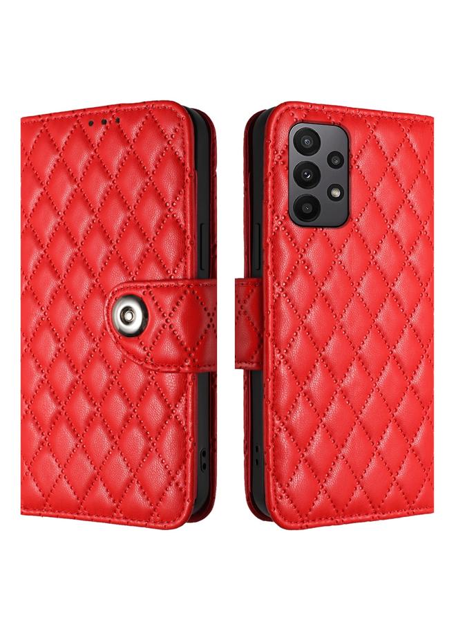 اس-توب جراب لهاتف Samsung Galaxy A53 5G جراب هاتف جلدي قلاب بملمس معيني مع حبل تعليق - Image 2