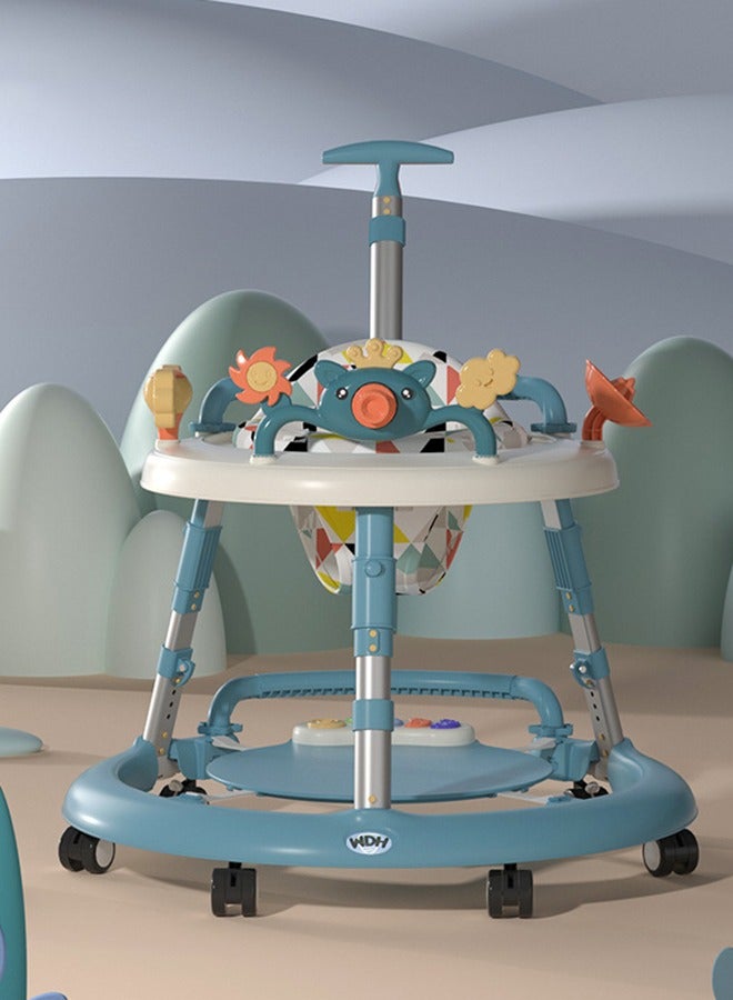 Star Core Multifunctional baby walker, foldable, anti-rollover, anti-O-shaped legs, with music and lights
