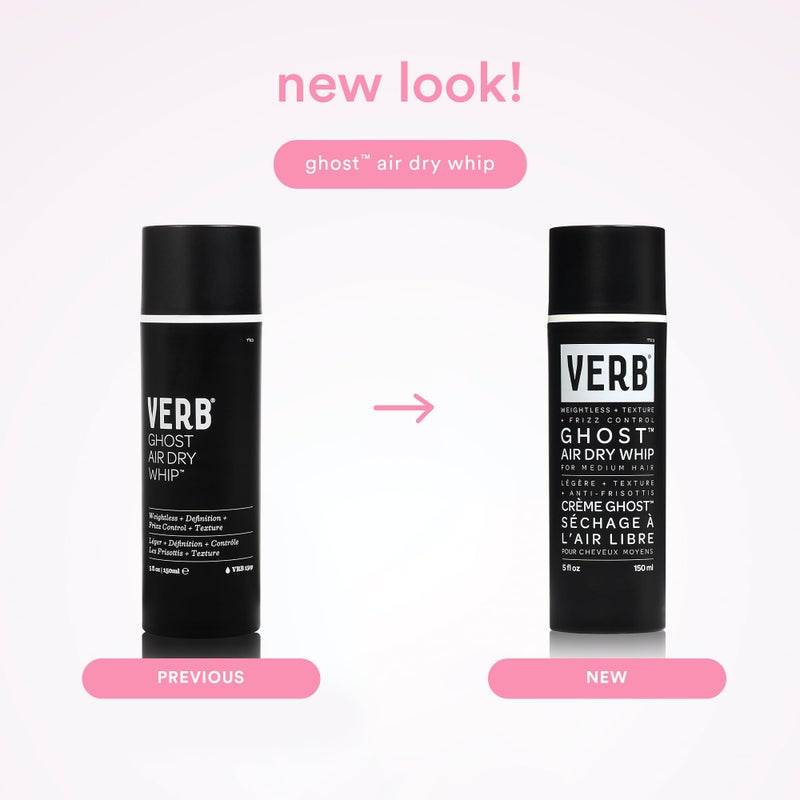 VERB Ghost Air Dry Whip, 5 oz - Weightless Styling Cream - Infused with Moringa Oil - Anti-Frizz + Provides Hydration- Vegan, No Parabens or Harmful Sulfates - Image 3