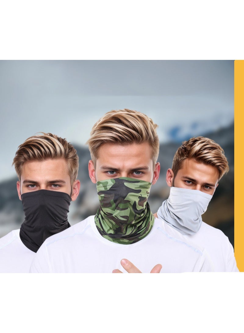 Generic Men's And Women's Uv Resistant Full Face Sunscreen Masks, Cycling Sunscreen Masks, Men's And Women's Sports Cycling Ice Silk Scarves, Fishing Windproof Scarves  - Image 2