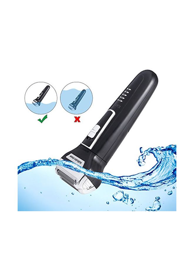 Kemei KM6559 USB Rechargeable Trimmer Black/Silver - Image 3