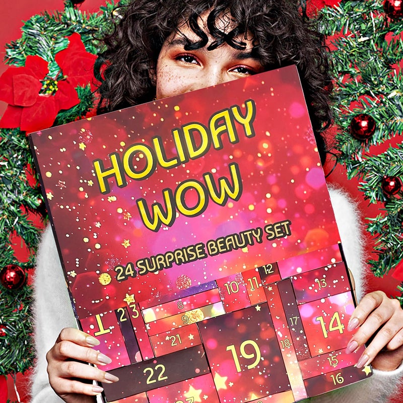 Hywestger Makeup Advent Calendar 2025 Teens Girls Christmas Countdown Calendar Makeup Gift SetXmas 24 Individually Gift Box Calendar for Women Full Make up Kit - Image 2