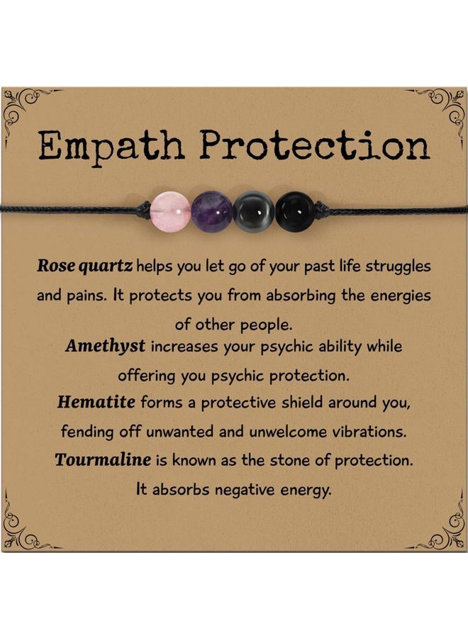 ZOKCC Crystal Healing Bracelets Gifts for Women: Christmas Gifts for Women - Spiritual Natural Stone Empath Protection Bracelets Birthday Graduation Gifts for Friends Sister Mom Daughter, 4"-11 - Image 1