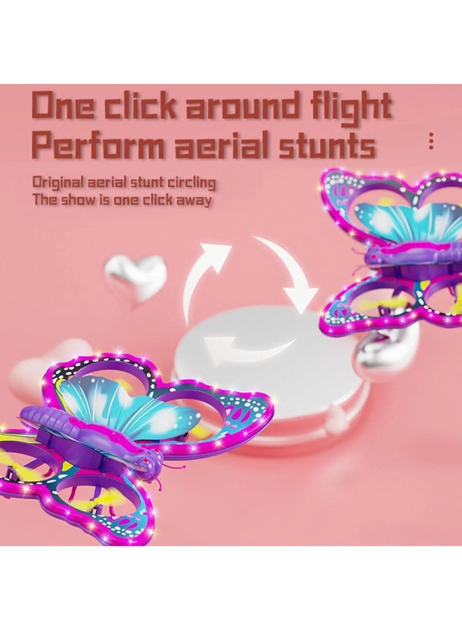 Butterfly Drone for Kids - LED Lights, Altitude Hold, Headless Mode, and 360° Flip RC Quadcopter  - Image 3