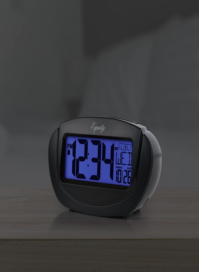 La Crosse Technology Equity by La Crosse 31022 Insta-Set LCD Alarm Clock, Black - Image 5