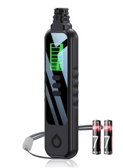 SYOSI Portable Gas Leak Detector with Audible Alarm, 50-1000 PPM Range, Detects Methane, Propane, Ethane, Natural Gas, Lo/Hi Mode, LCD Screen, for Home, Industrial Use, Battery Included, Black  - Image 1