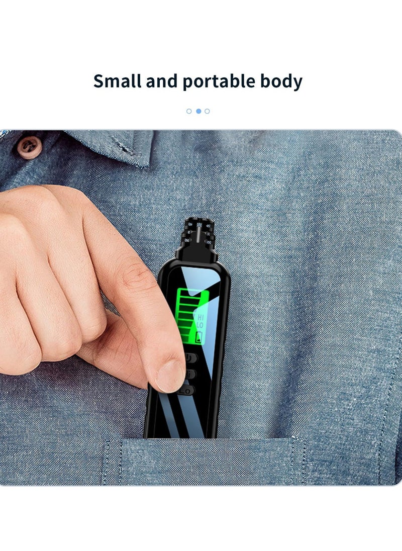 SYOSI - Portable Gas Leak Detector with Audible Alarm, 50-1000 PPM Range, Detects Methane, Propane, Ethane, Natural Gas, Lo/Hi Mode, LCD Screen, for Home, Industrial Use, Battery Included, Black - Image 1