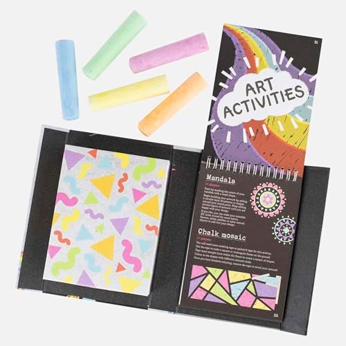 Tiger Tribe Chalk It Up Outdoor Games Set Guided Activity Book 5 Chunky Chalks for Creative Play Ideal for Kids Age 5 Years Up - Image 3