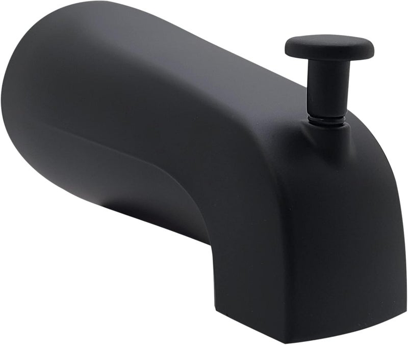 Westbrass E531D-1F-62 5-1/4" صنبور حوض مثبت على الحائط مع محول أمامي، أسود غير لامع - Image 1