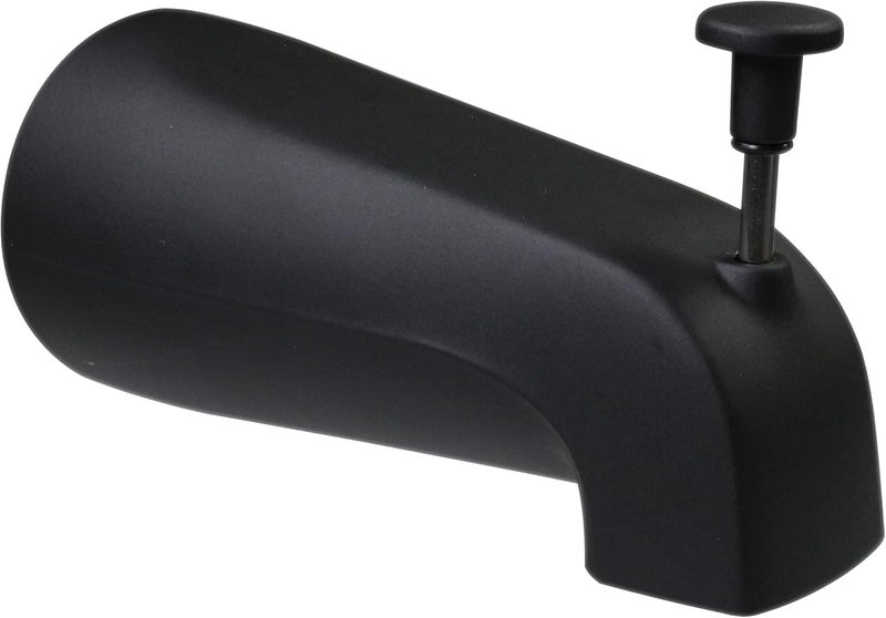 Westbrass E531D-1F-62 5-1/4" صنبور حوض مثبت على الحائط مع محول أمامي، أسود غير لامع - Image 2