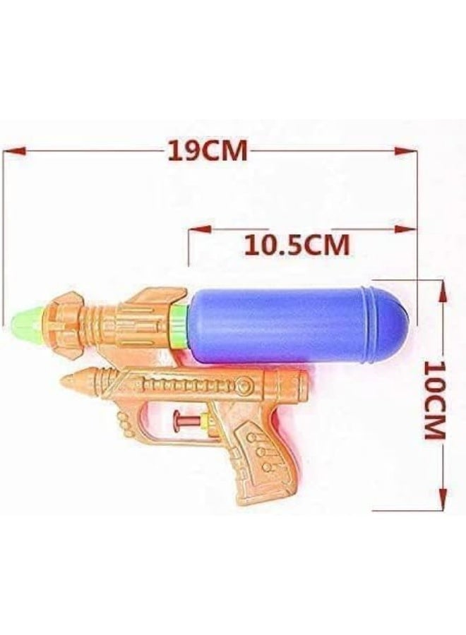 لعبة مسدس مياه للأطفال 19 سم، (ألوان متعددة ) مع خزان مياه بلاستيك سهل الاستخدام - بلاستيك متين  للعب الصيفي والمرح الخارجي - العاب اطفال - مسدس ماء بلاستيك صغير بتصميم رائع لإضافة المزيد من المرح- العاب مسدس مياة - Image 2