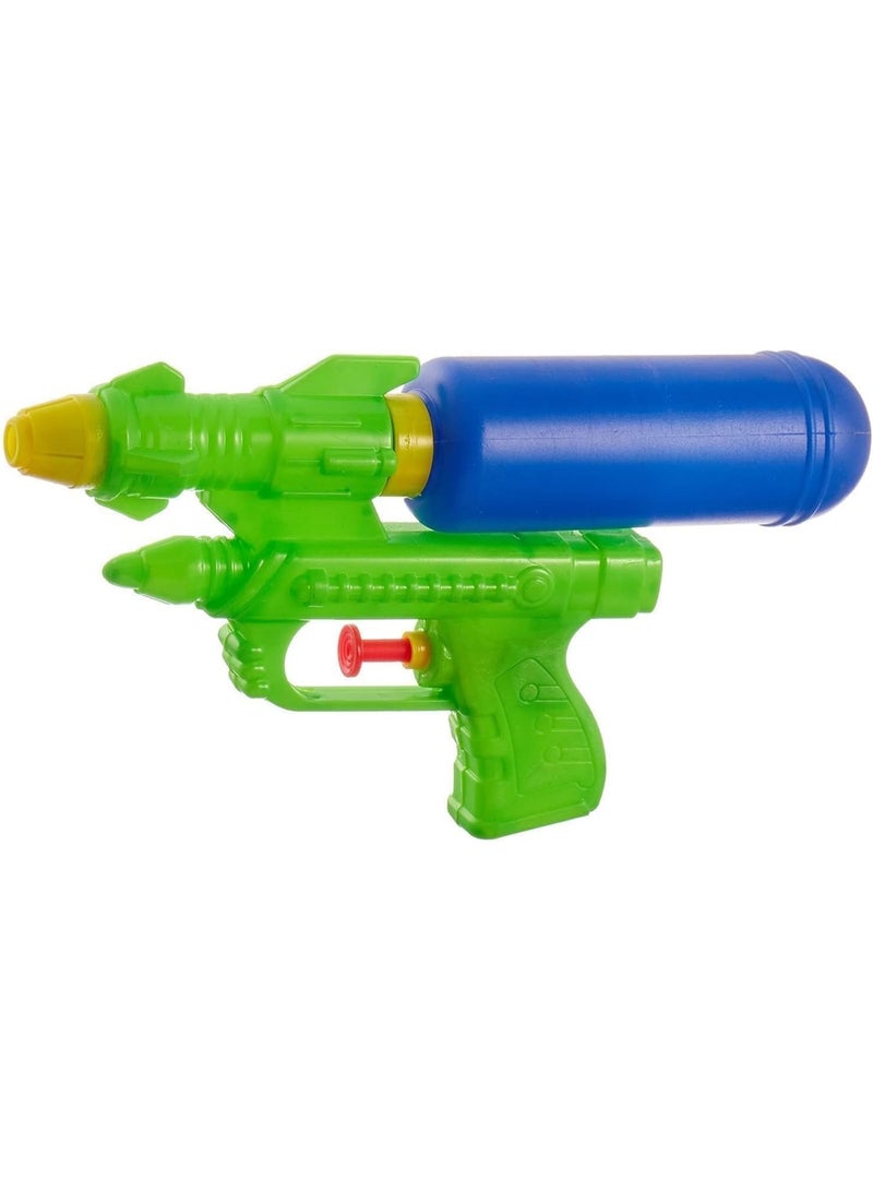 لعبة مسدس مياه للأطفال 19 سم، (ألوان متعددة ) مع خزان مياه بلاستيك سهل الاستخدام - بلاستيك متين  للعب الصيفي والمرح الخارجي - العاب اطفال - مسدس ماء بلاستيك صغير بتصميم رائع لإضافة المزيد من المرح- العاب مسدس مياة - Image 1