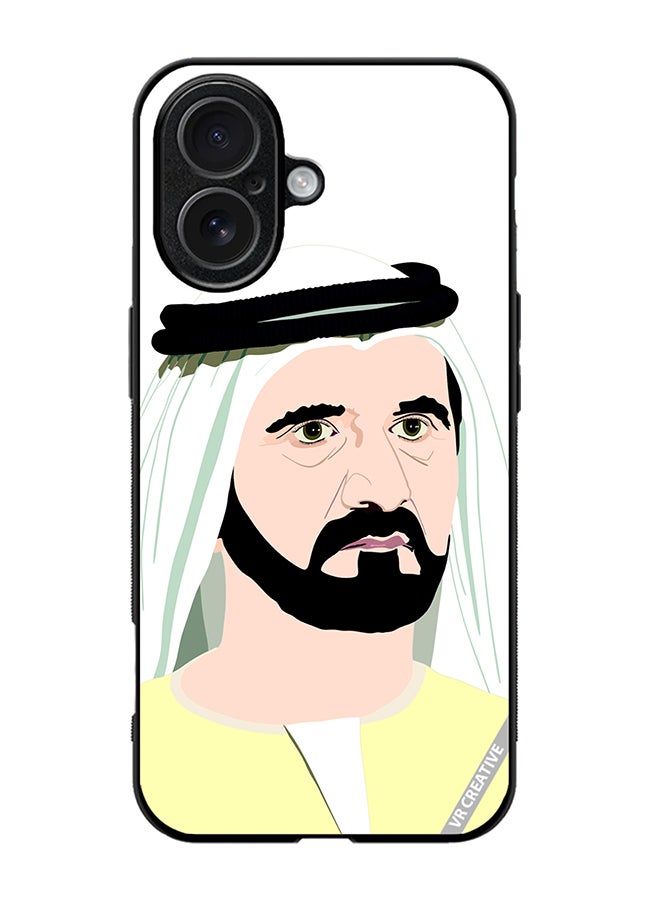 Protective Case Cover For Apple iPhone 17 Sheikh Mohammed Bin Rashid Al Maktoum Design Multicolour
