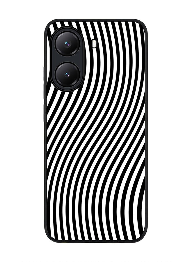 Stylizedd For Xiaomi Poco X7 Pro 5G Case,Slim fit Camera Protection, Shockproof Thin Phone cover  - Zebra Lines - Image 1