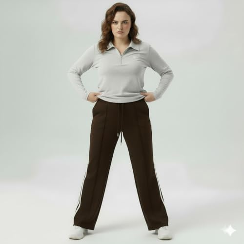 Volex Women’s Top & Jogger Set | Stylish Co-Ord Set for Women | High Waist Jogger Pants Set for Ladies | Stretchable Cotton Gym Wear, Activewear & Loungewear Tracksuit - Image 4
