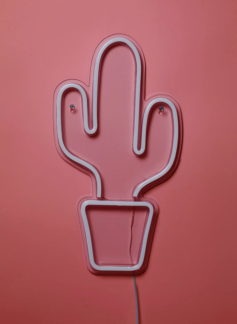 Cactus Neon LED Sign USB plug - Image 2