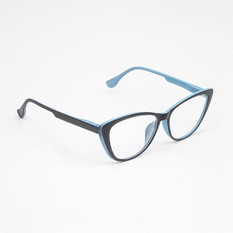 Lens + Lensplus Bigcateye TR Full Rim Eyeglasses with Lightweight Unisex Eyewear for Men & Women | Stylish Computer & Daily Use Frame - Image 3