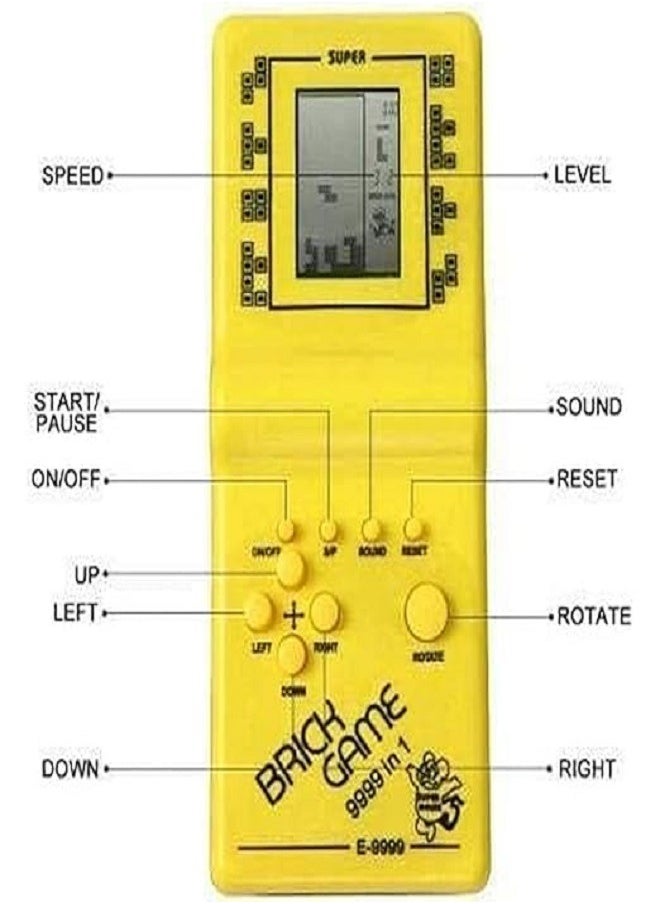 Atari Pocket game, break game | 9999 games (Yellow)  - Image 2