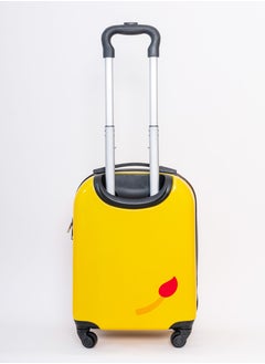 MNUK Zoo Lion Hard-Sided Polycarbonate Kids Trolley Bag-16 Inches- Yellow  - Image 5
