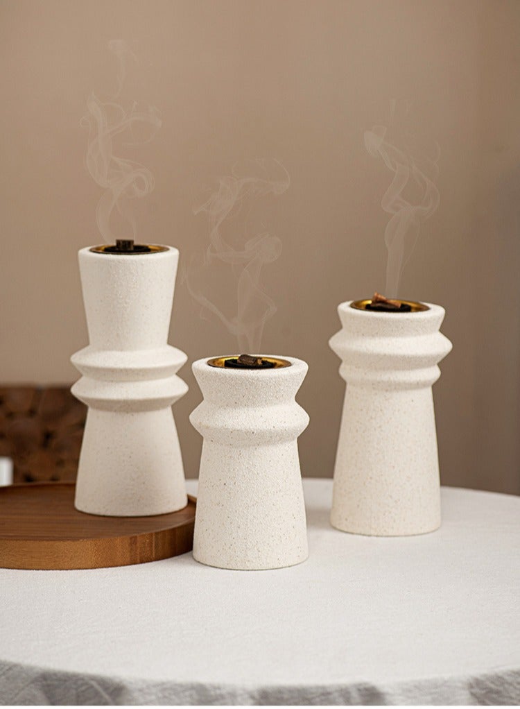 ZAHA Incense burner Holder, home atmosphere decoration, Lighthouse Shape Design - Image 1
