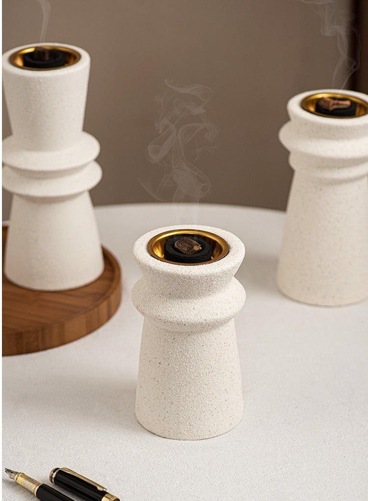 ZAHA Incense burner Holder, home atmosphere decoration, Lighthouse Shape Design - Image 4