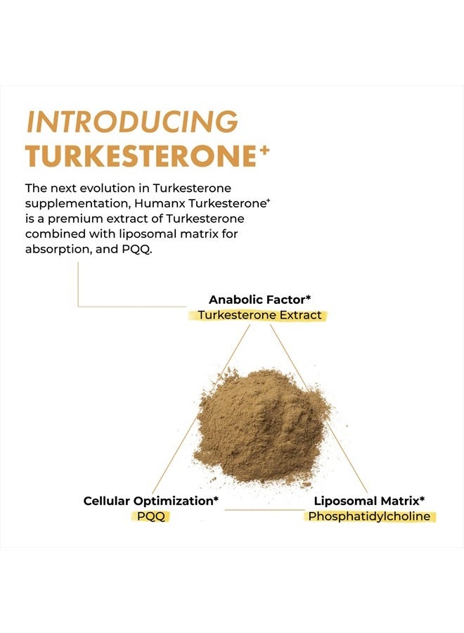 Humanx, Turkesterone+, 800 mg, 30 Capsules - Image 3