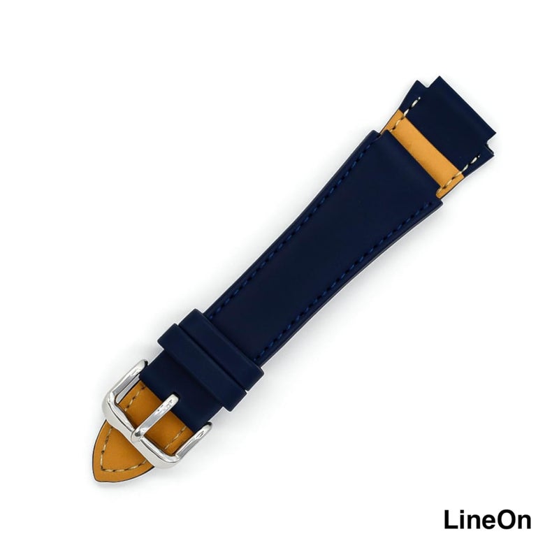 Lineon 18mm Genuine Leather Watch Strap Cut Pattern Specially Compatible With CASIO Royale AE-1200WH AE 1200 WH with Tool - Image 5
